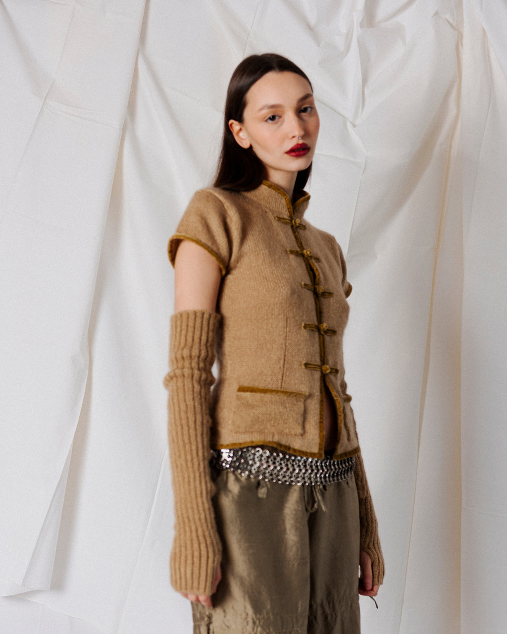 cardigan in maglia artigianale anna tosti