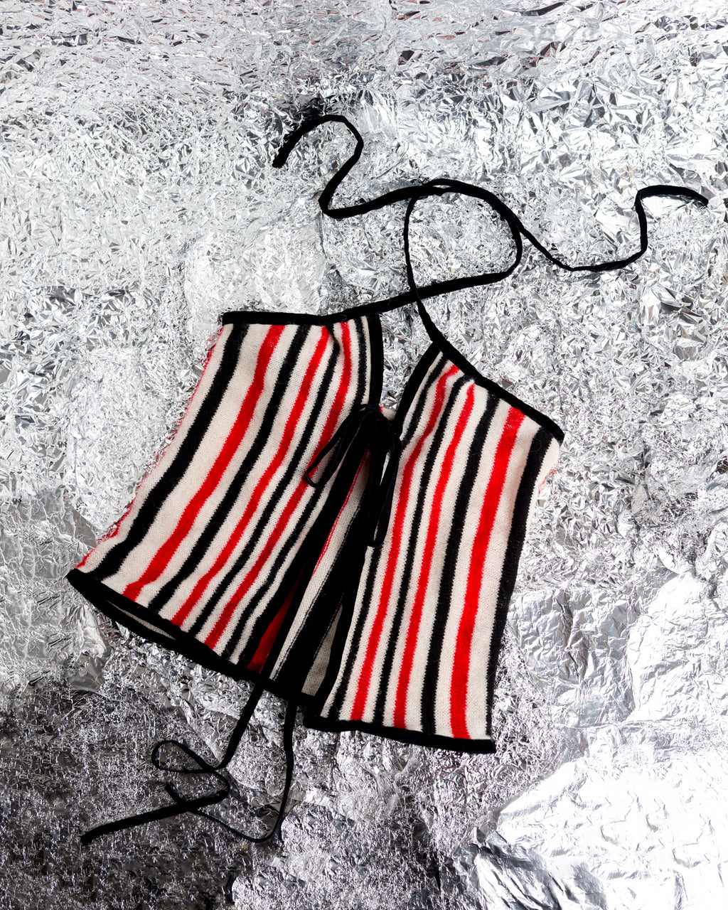 top in maglia a righe anna tosti