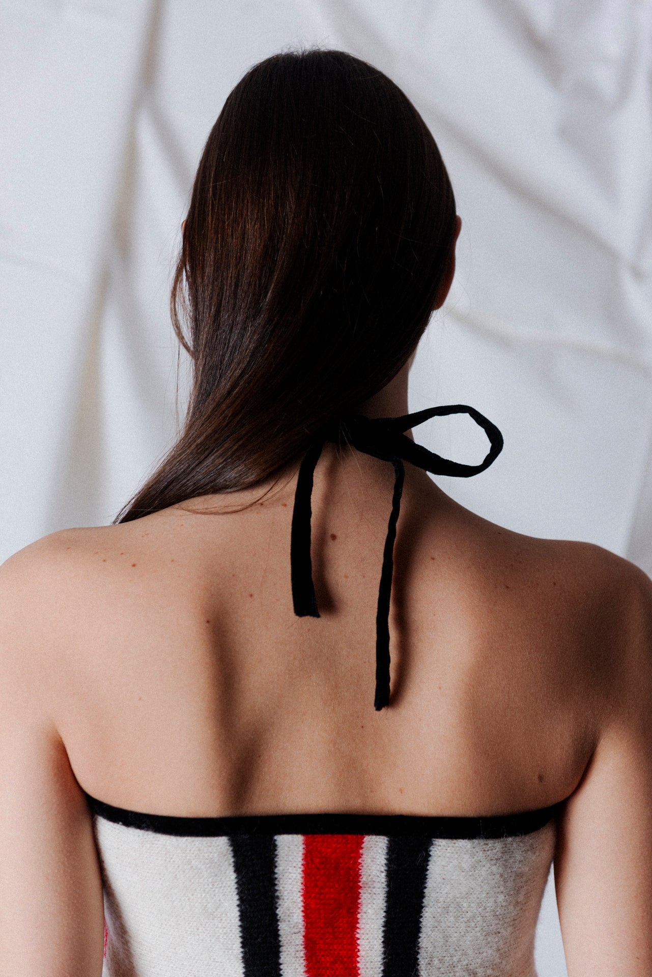 retro top in maglia a righe anna tosti